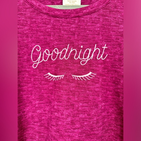 Magenta Kate Spade Sleeping Gown - Picture 2 of 3